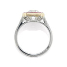 2.24ct Asscher cut diamond Ring