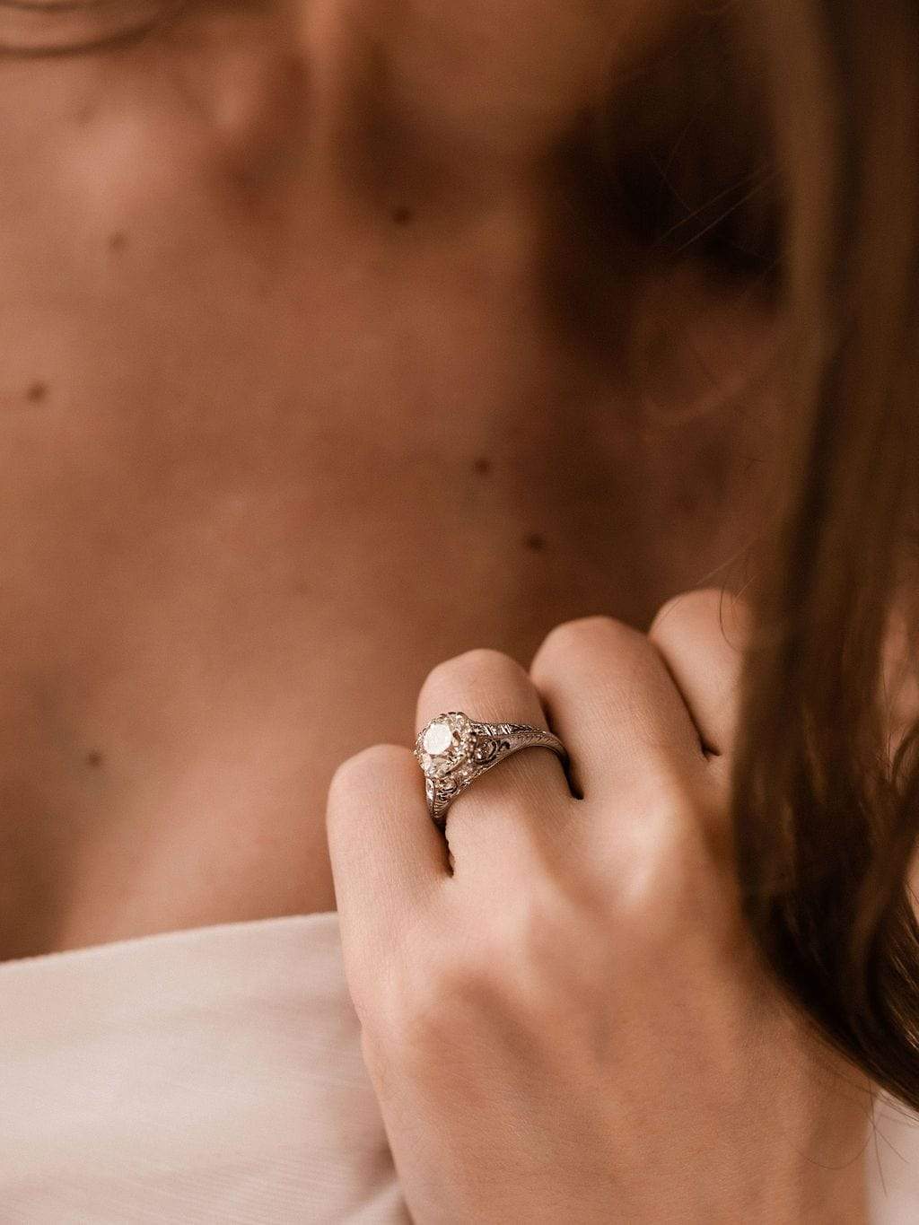 2.24ct old European cut diamond