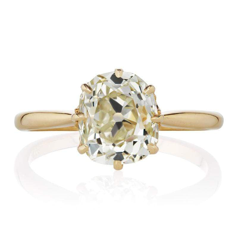 2.24ct old mine cut diamond Ring