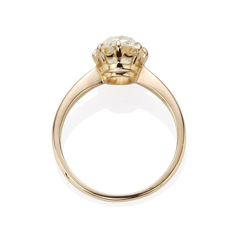 2.24ct old mine cut diamond Ring