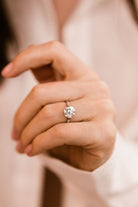 2.25 old European cut diamond Art Deco Solitaire Engagement Ring