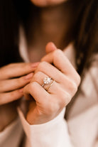 2.25 old European cut diamond Art Deco Solitaire Engagement Ring