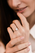 2.25 old European cut diamond Art Deco Solitaire Engagement Ring