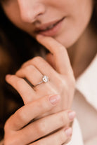 2.25 old European cut diamond Art Deco Solitaire Engagement Ring