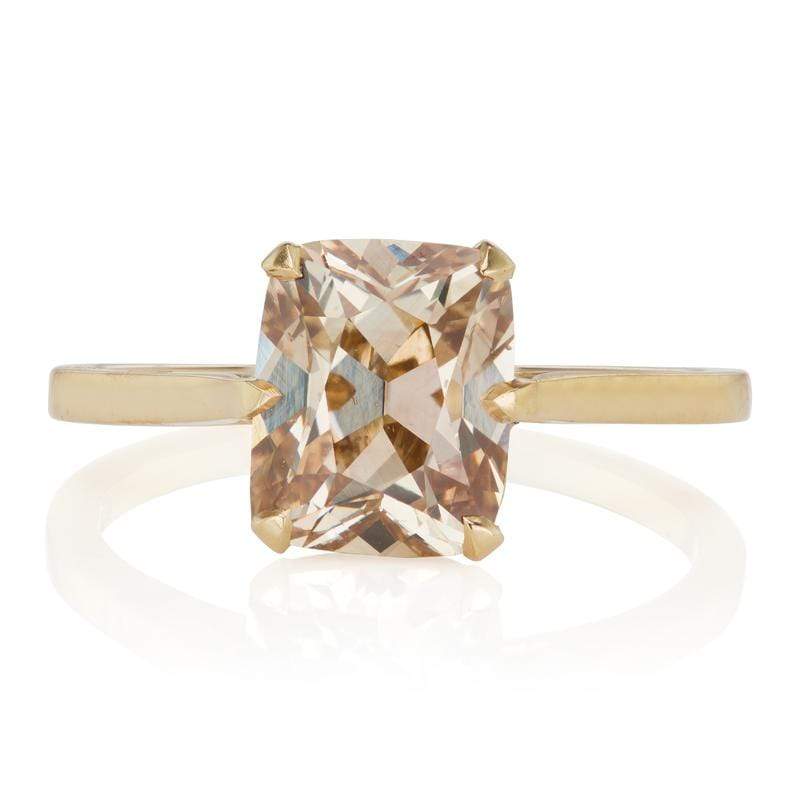 2.25ct antique cushion diamond