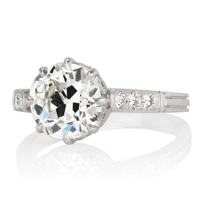 2.27ct old European cut diamond Ring