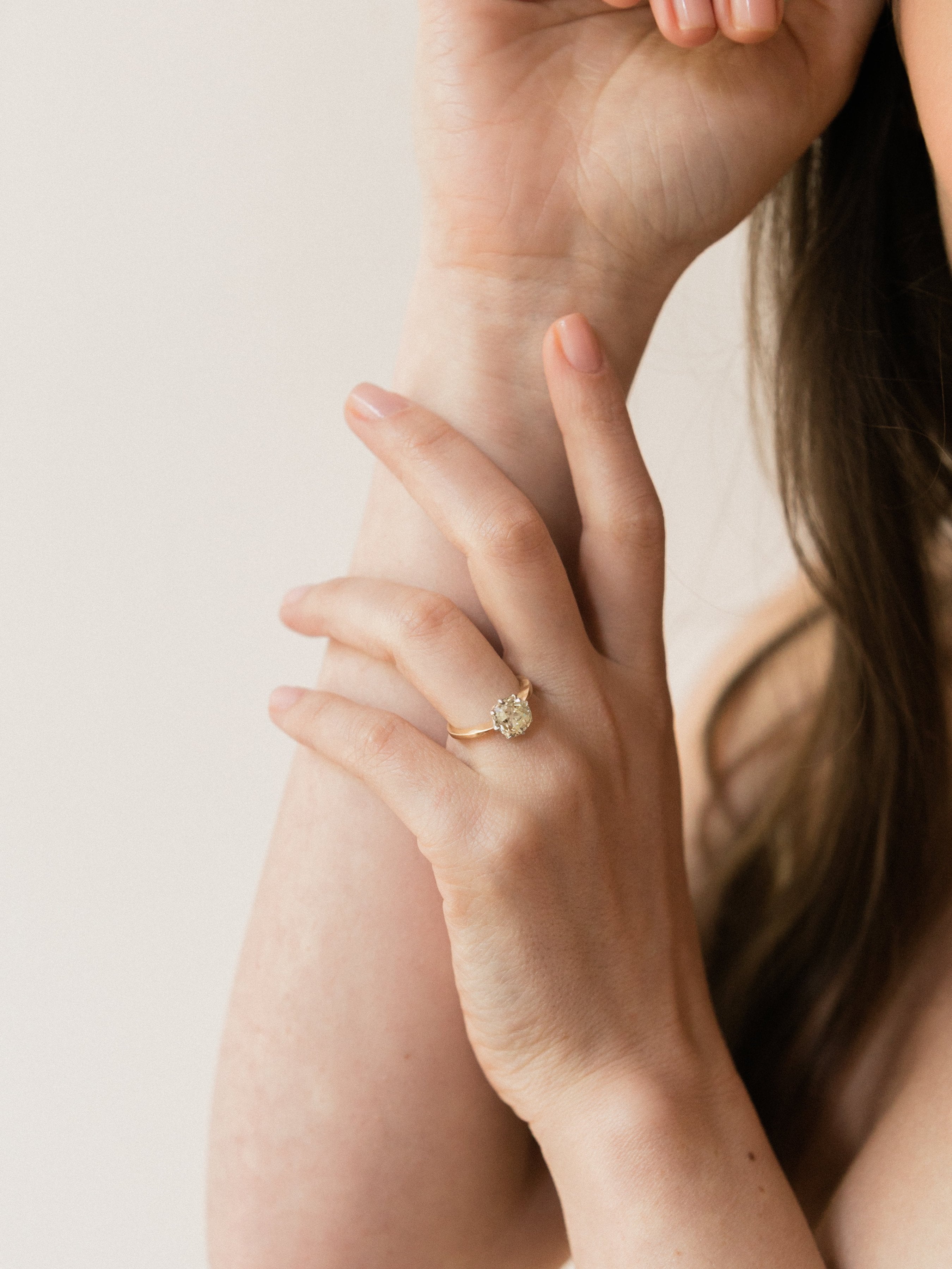 2.29ct old mine cut diamond