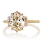 2.32ct old mine cut diamond Ring