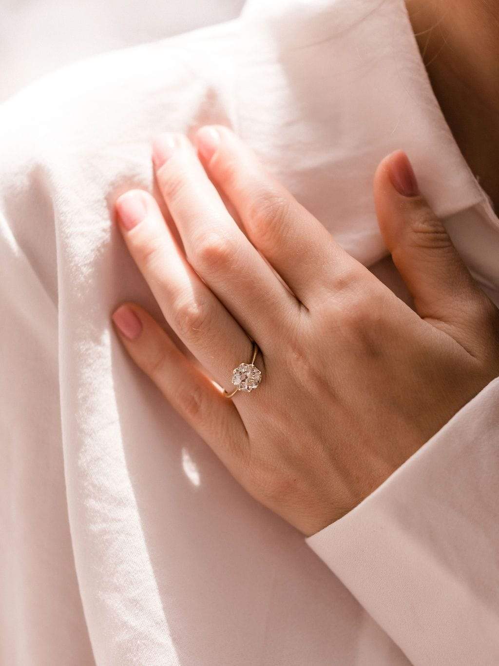 2.35ct old mine cut diamond