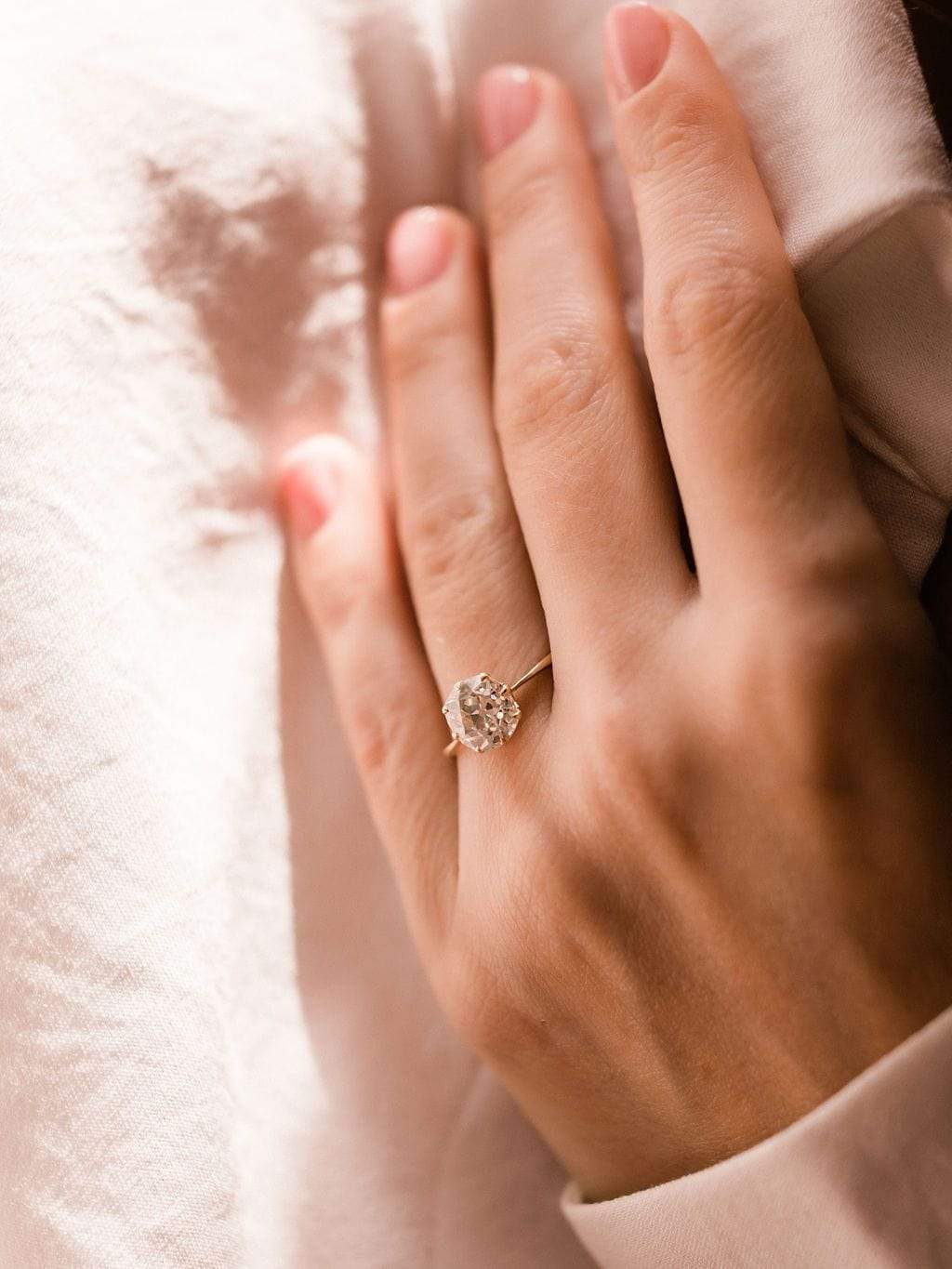 2.35ct old mine cut diamond