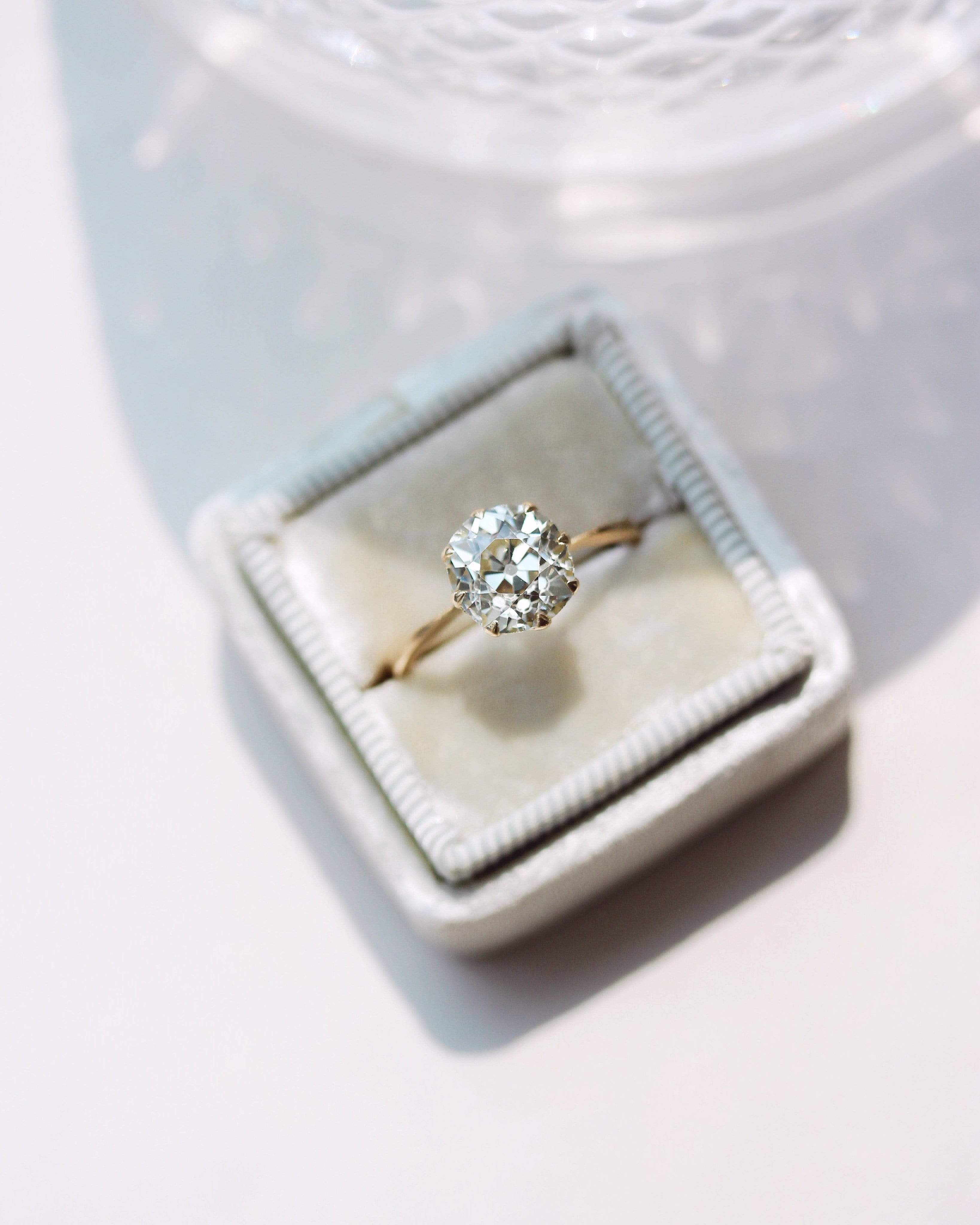 2.35ct old mine cut diamond