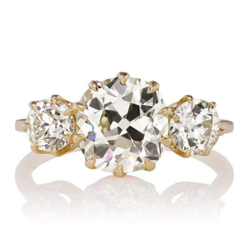 2.39ct old mine cut diamond Ring