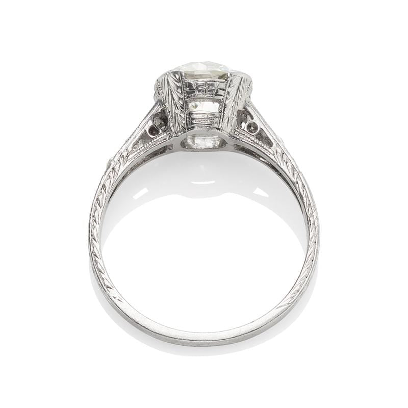 2.42ct old European cut diamond Ring