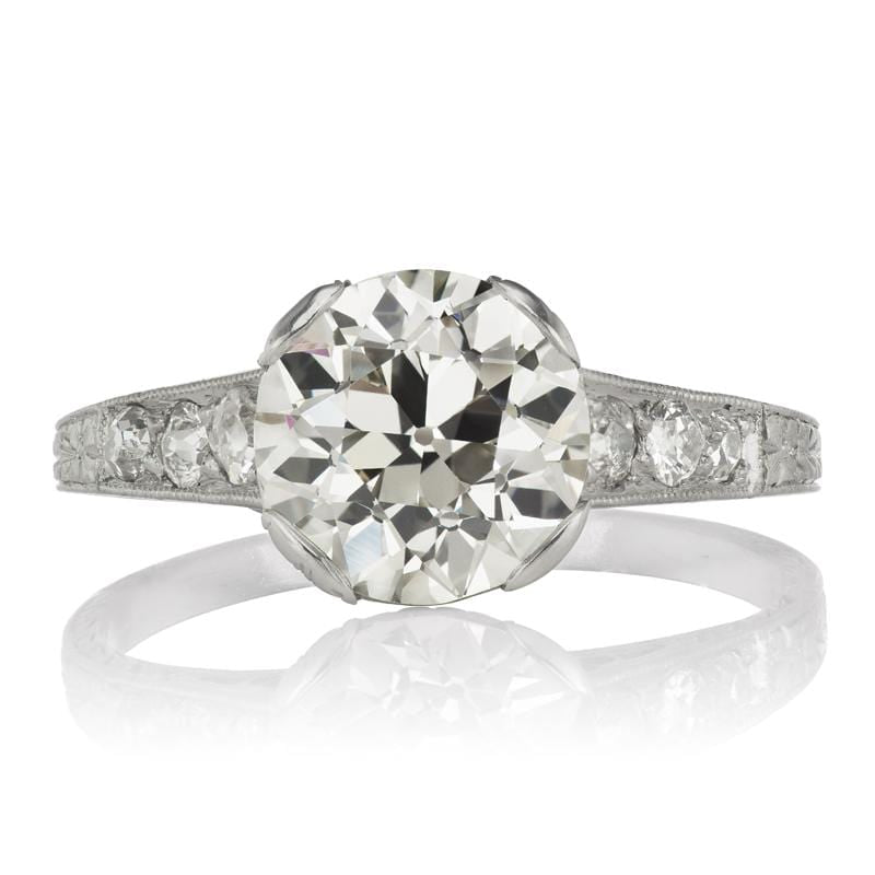 2.42ct old European cut diamond Ring