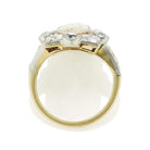 Vintage French Cocktail Ring with 2.44 ct Marquise Cut Diamond