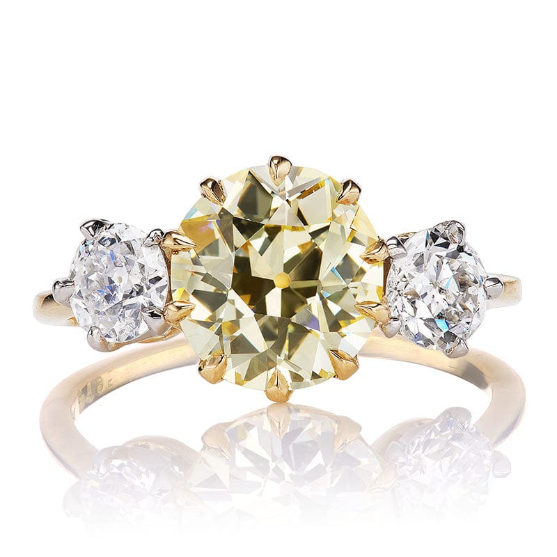Fancy Yellow Diamond Engagement Ring