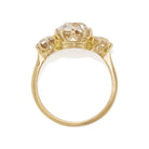 Champagne Old European Cut Diamond Ring 