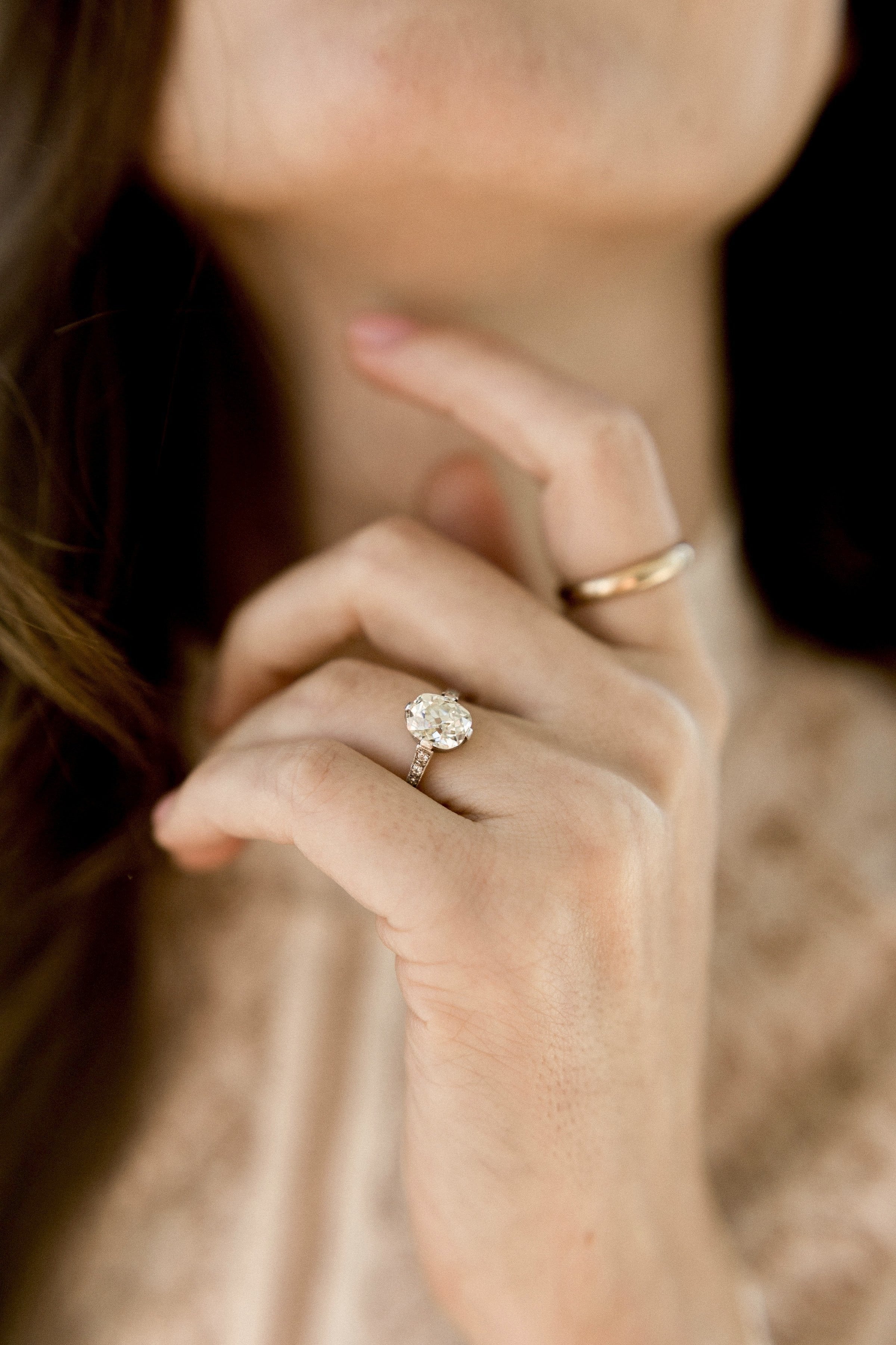 2.50 old mine cut diamond