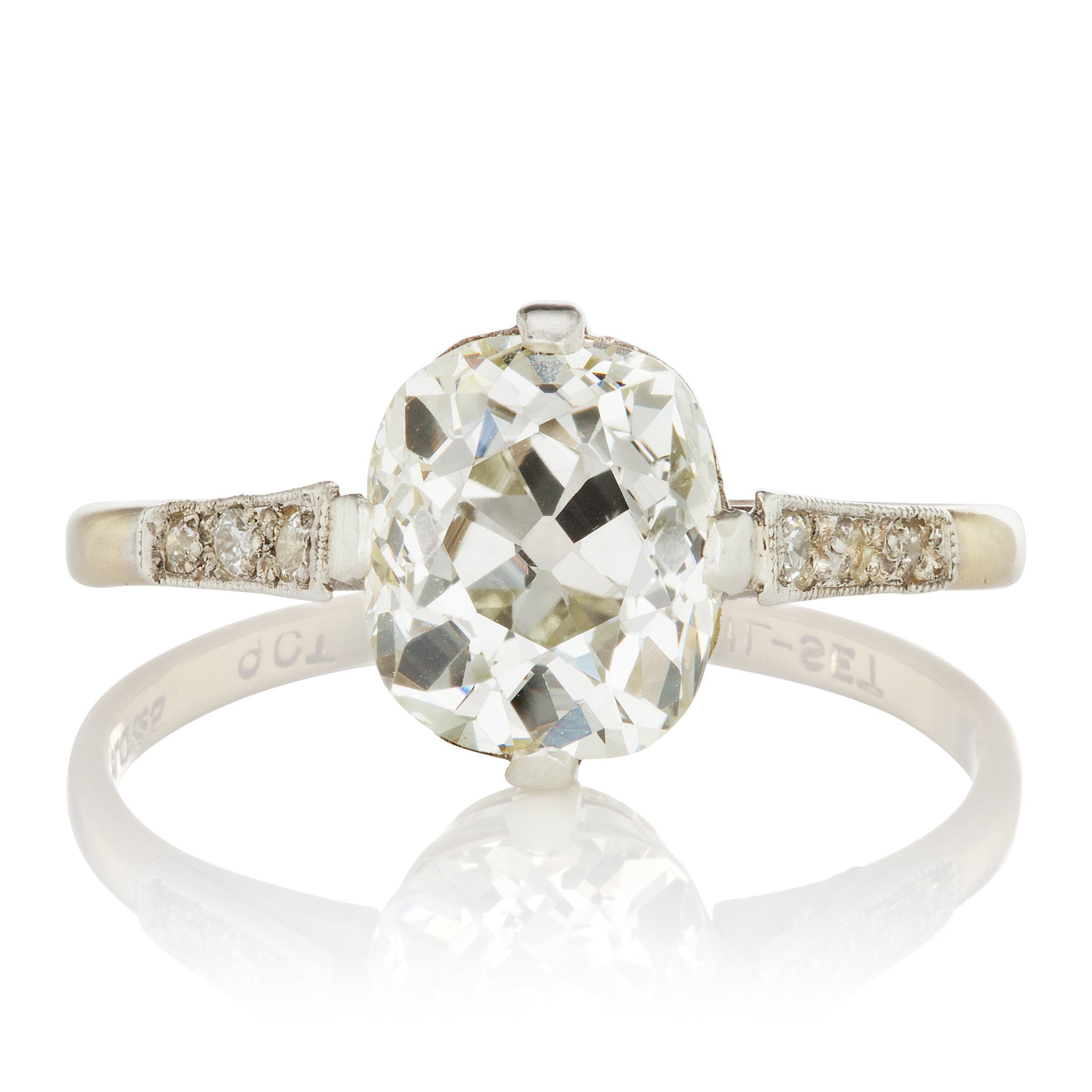 2.50 old mine cut diamond