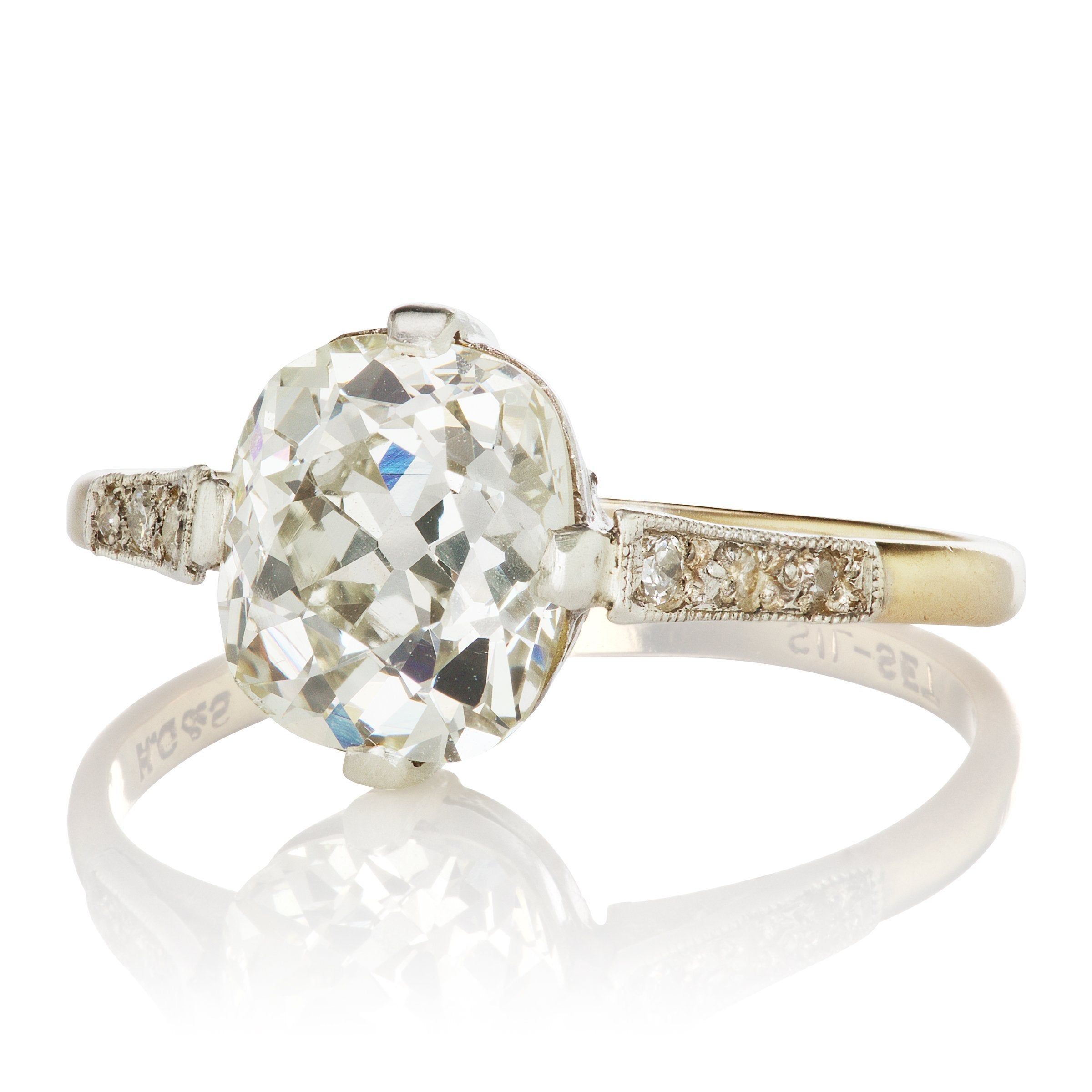 2.50 old mine cut diamond