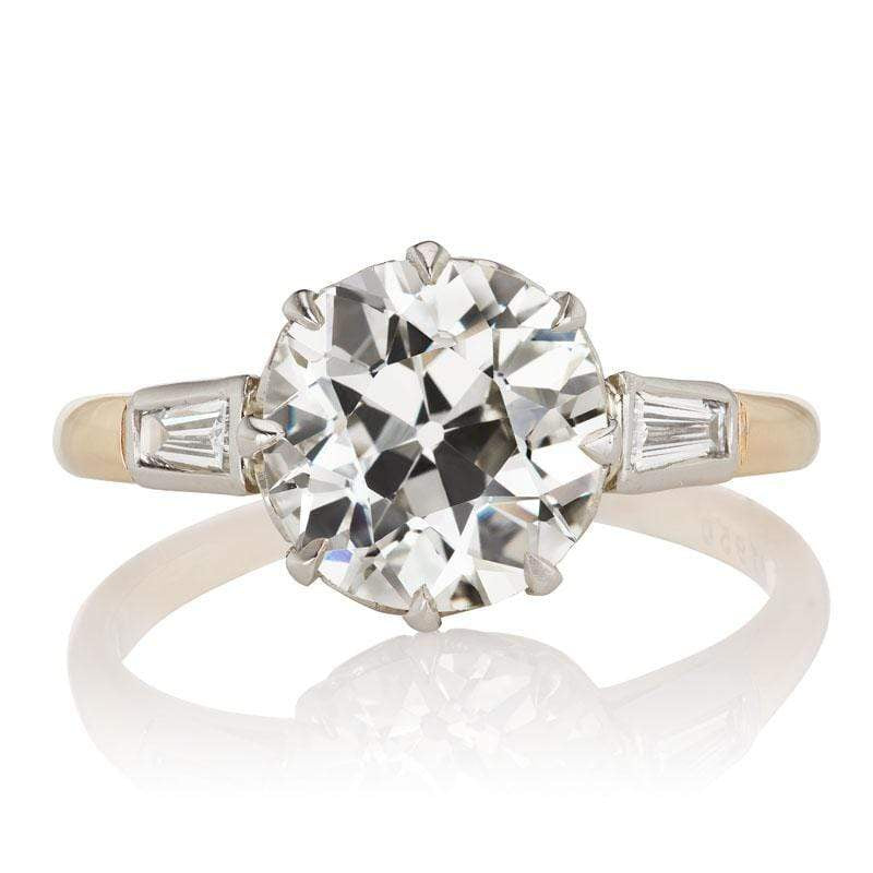 2.50ct old European cut diamond Rings