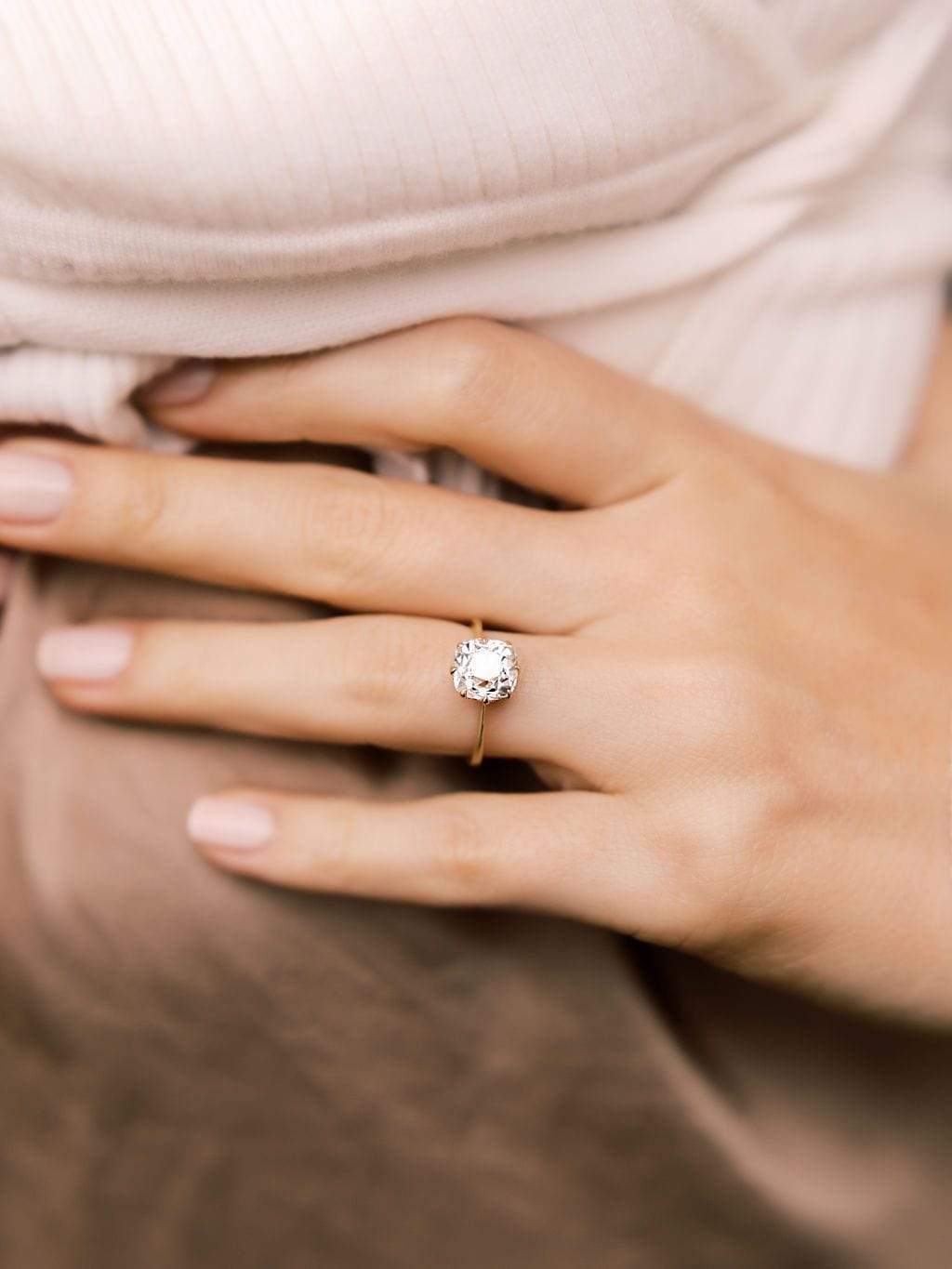 2.51ct old mine cut diamond