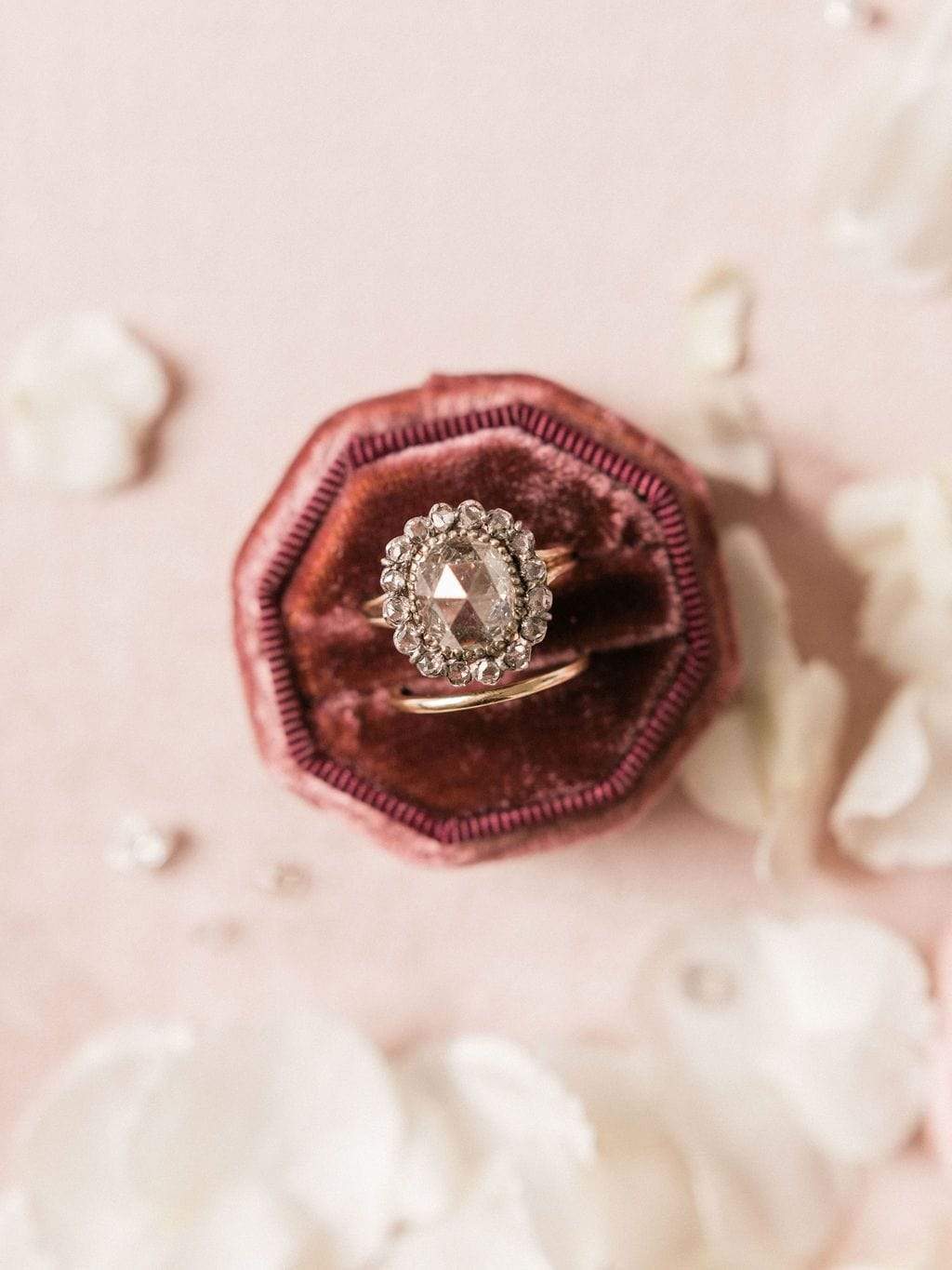 2.51ct rose cut diamond