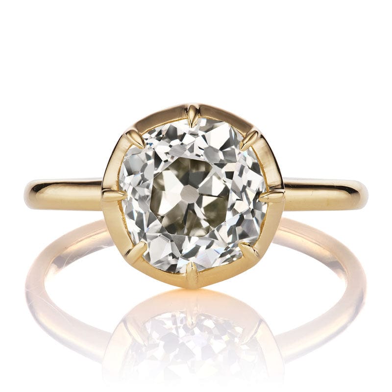2.52 carat Chunky Antique Diamond Ring
