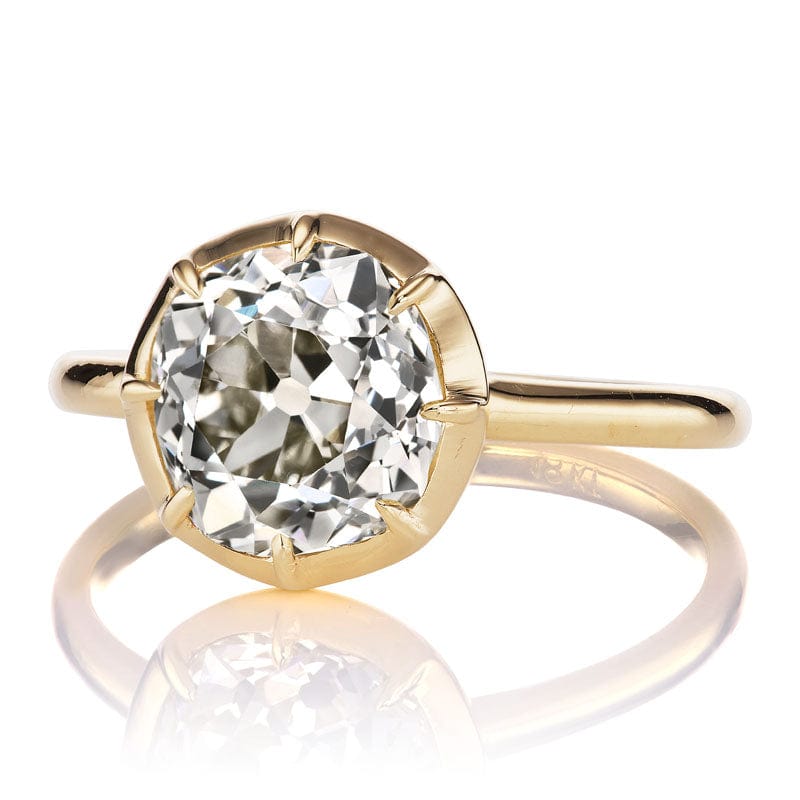 2.52 carat Chunky Antique Diamond Ring
