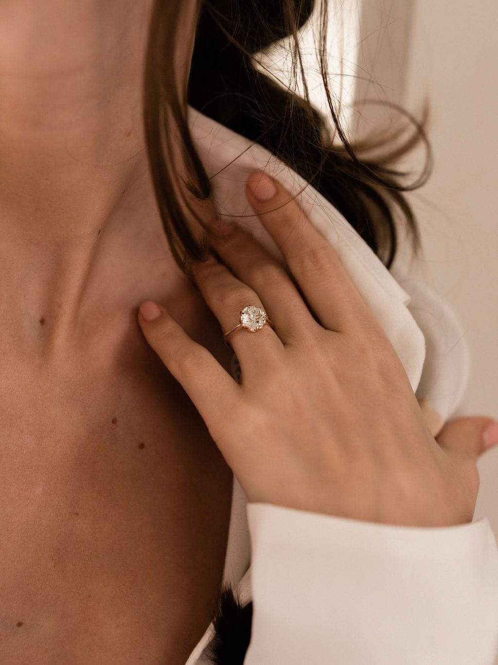 2.57ct old European cut diamond