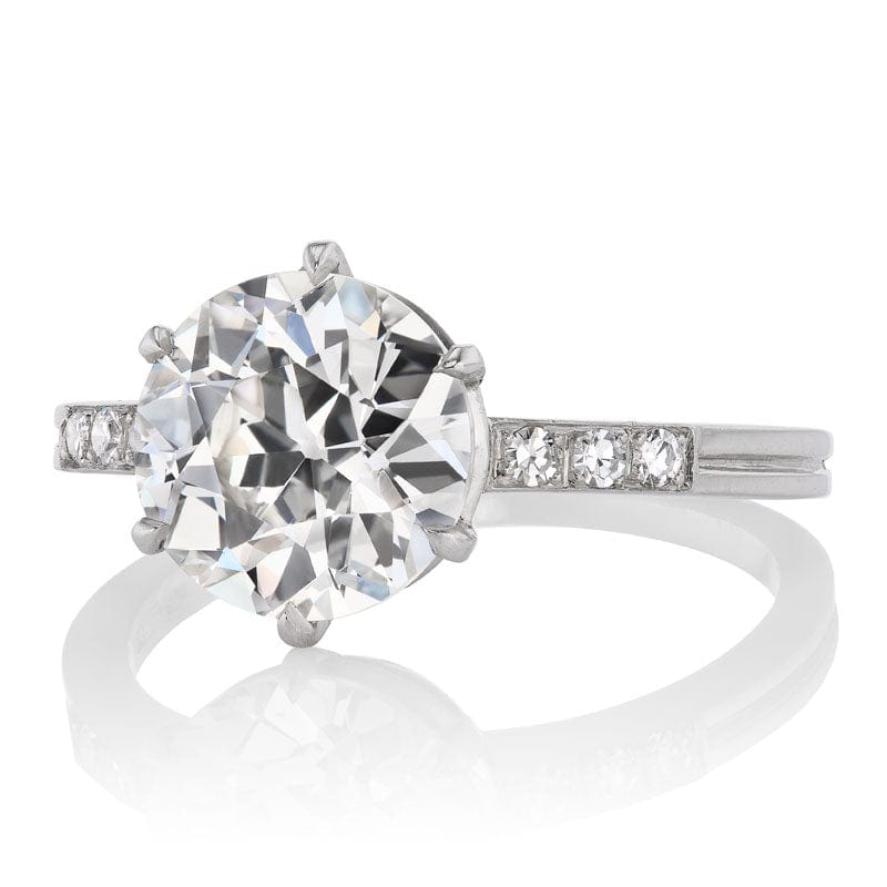 2.57ct old European cut diamond diamond