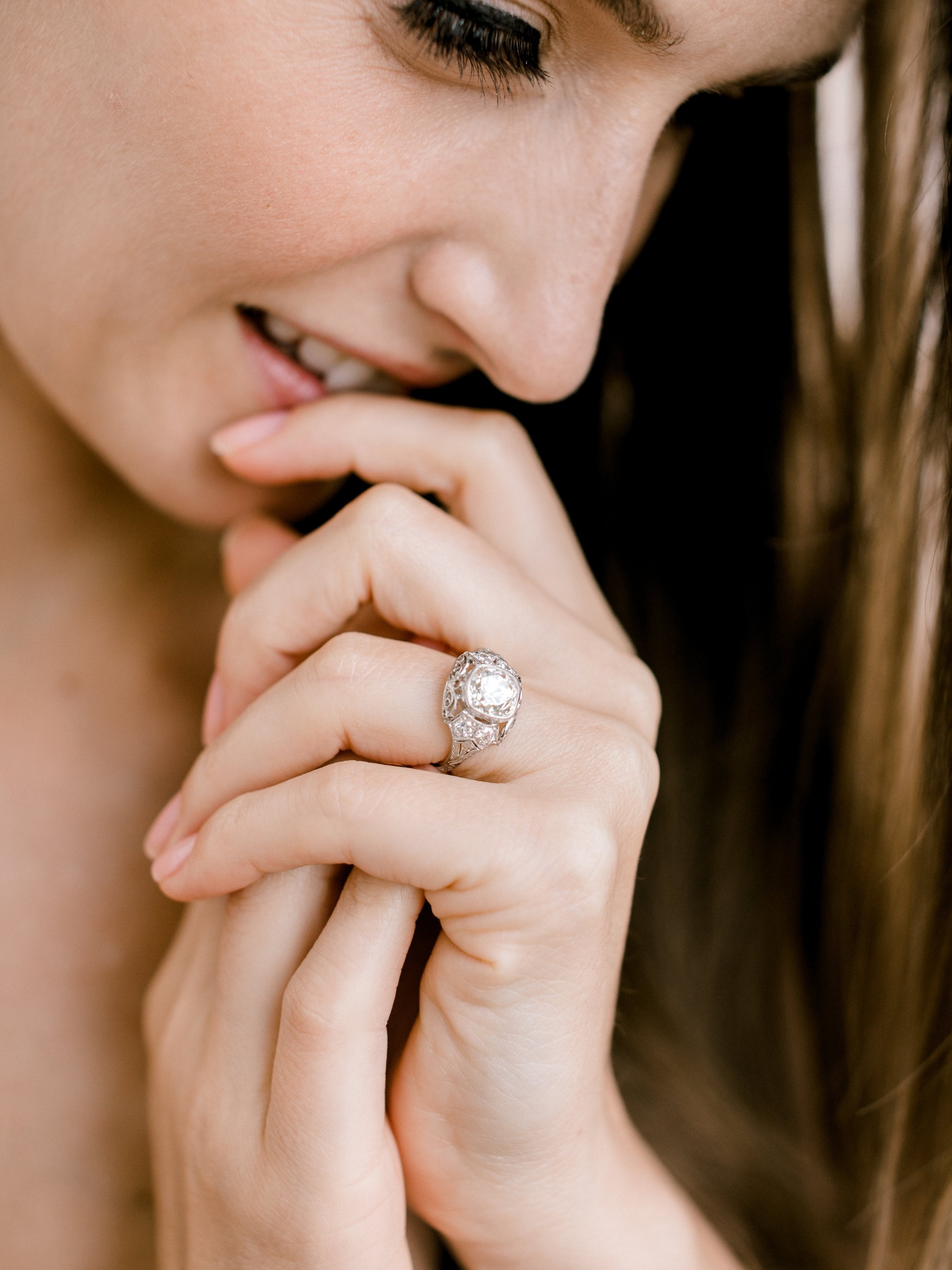 2.58ct old mine cut cushion