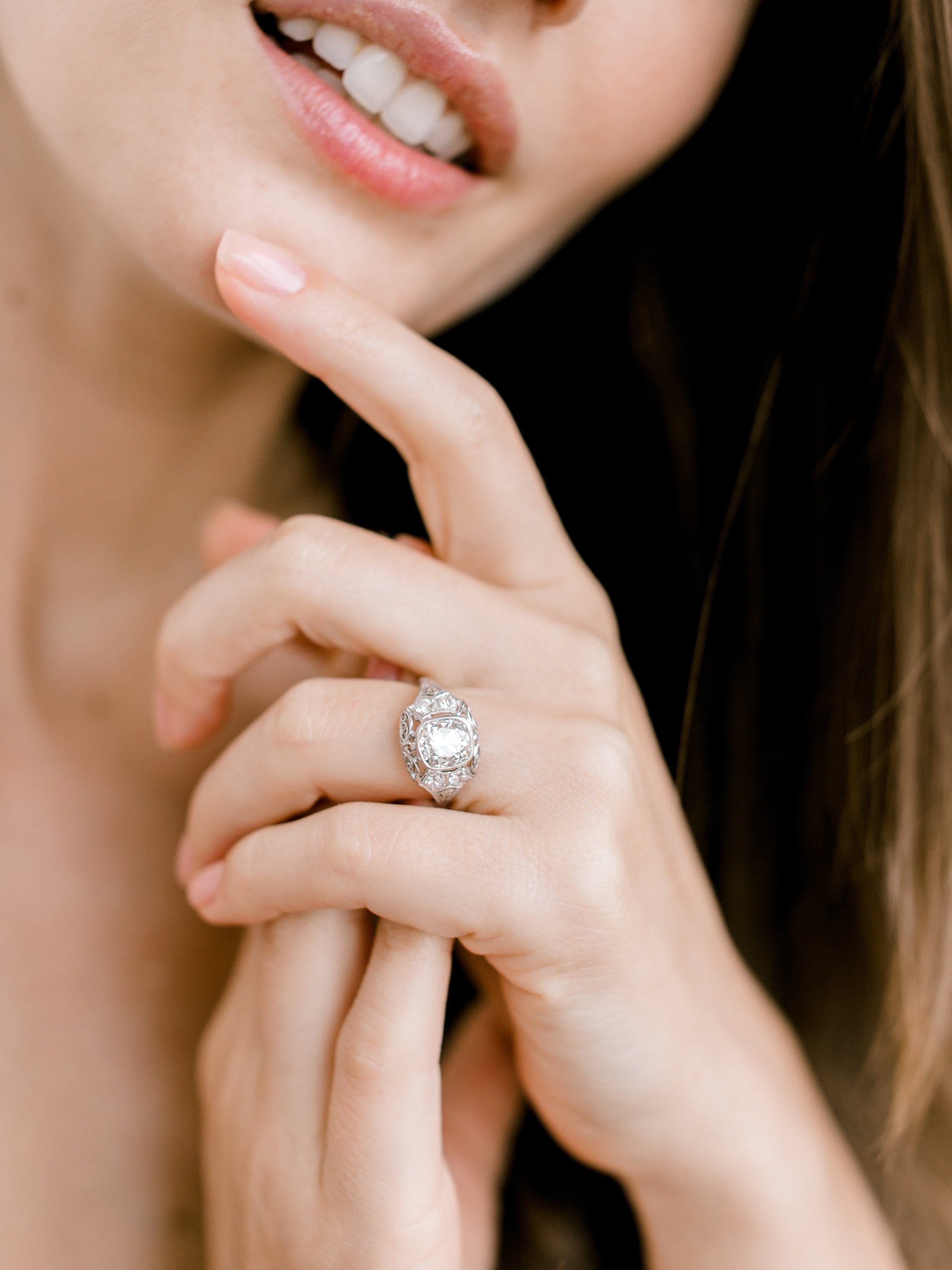 2.58ct old mine cut cushion