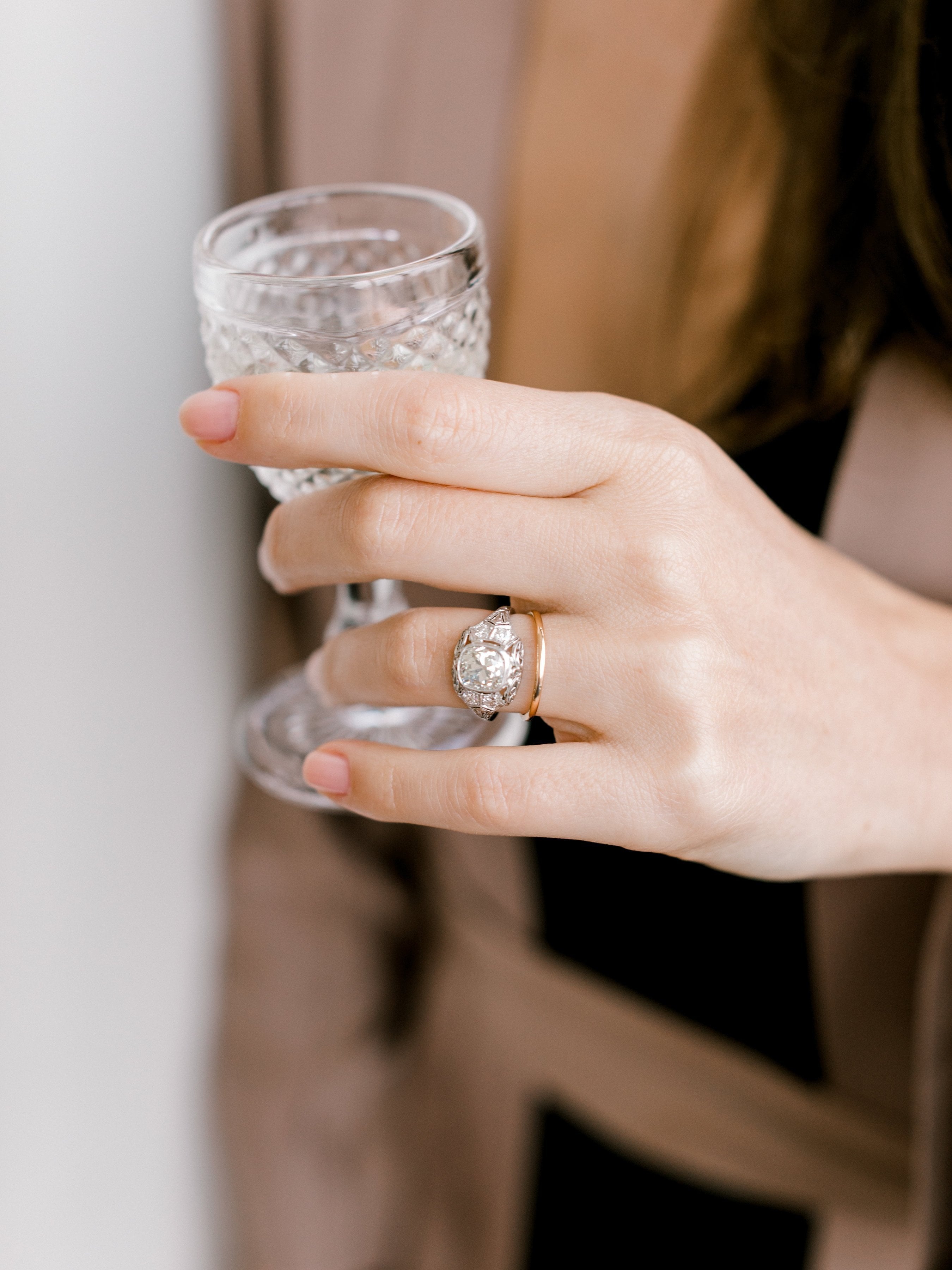 2.58ct old mine cut cushion