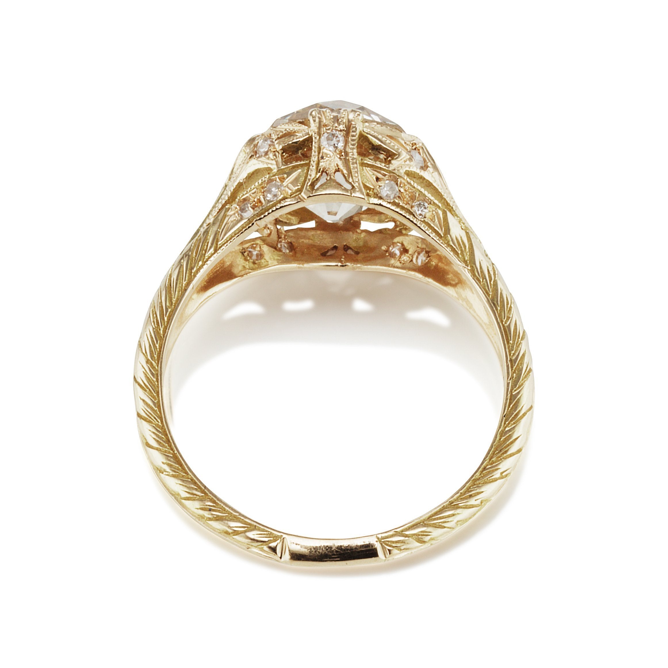 2.58ct old mine cut diamond