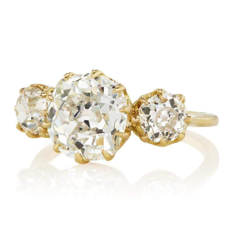 2.58ct old mine cut diamond