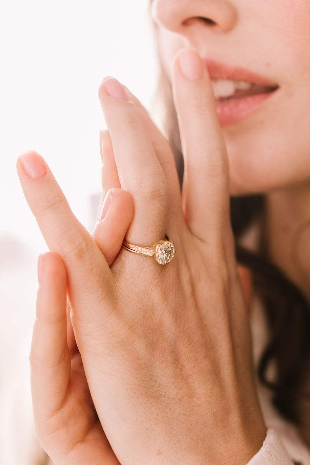 2.58ct old mine cut diamond