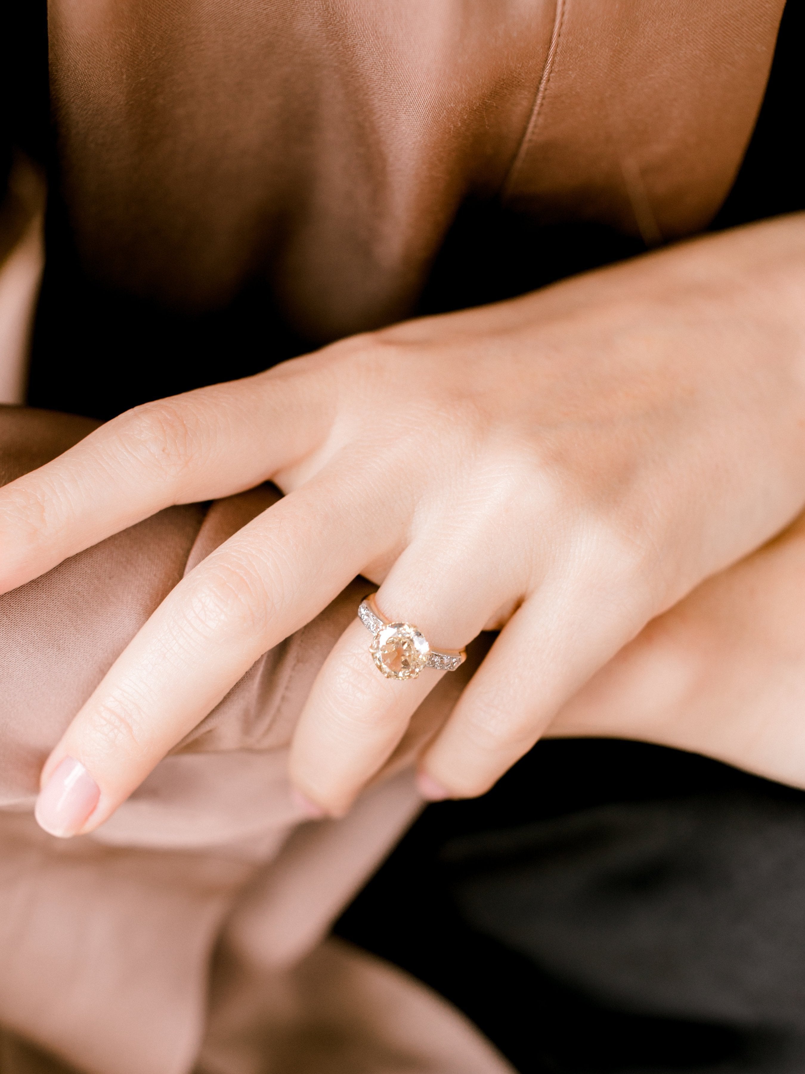 2.60ct old European cut diamond