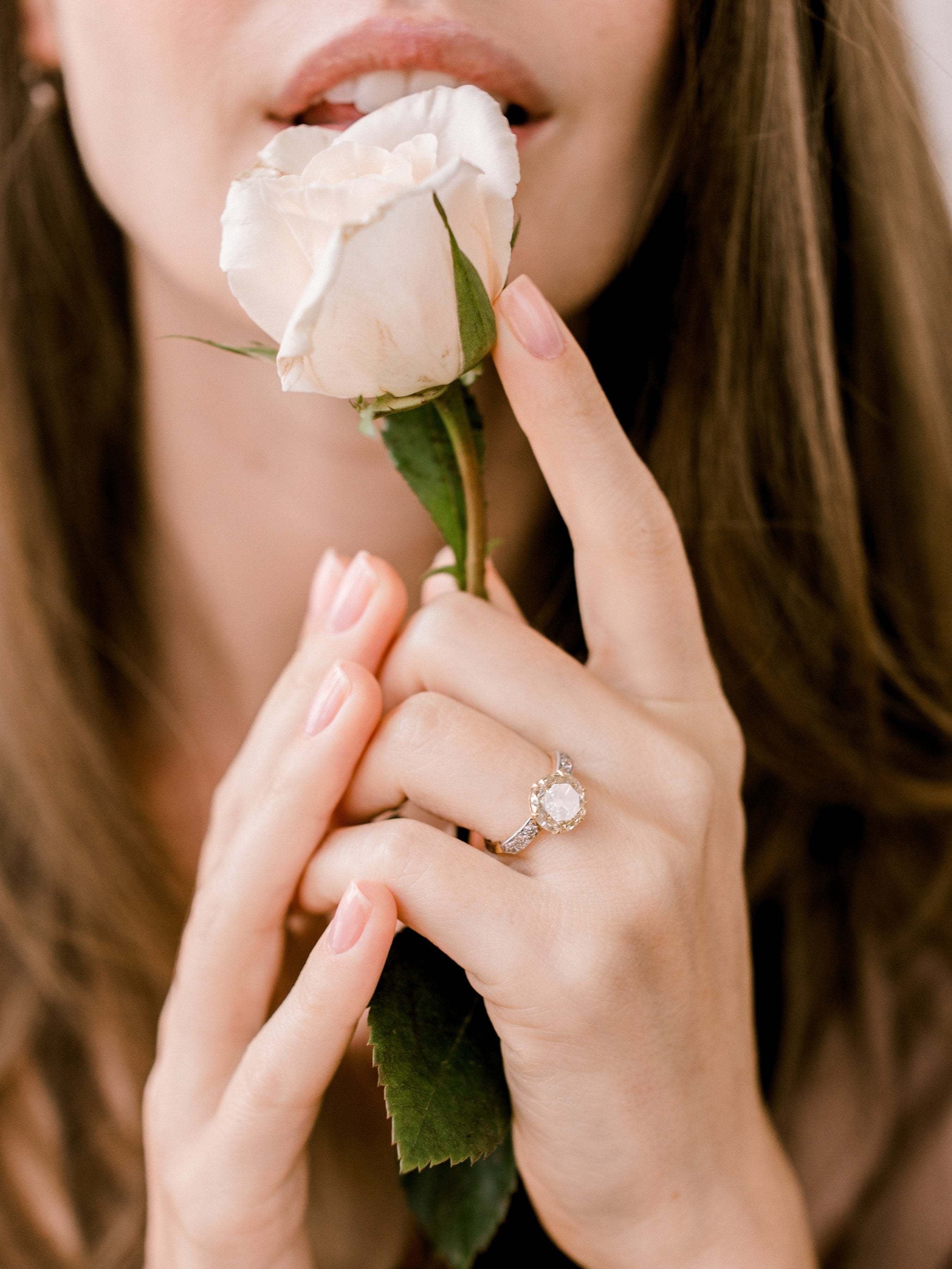 2.60ct old European cut diamond