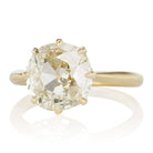 2.60ct old European cut diamond 8 Prong Solitaire Engagement Ring