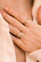 2.60ct old European cut diamond 8 Prong Solitaire Engagement Ring