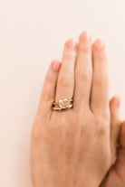 2.60ct old European cut diamond 8 Prong Solitaire Engagement Ring