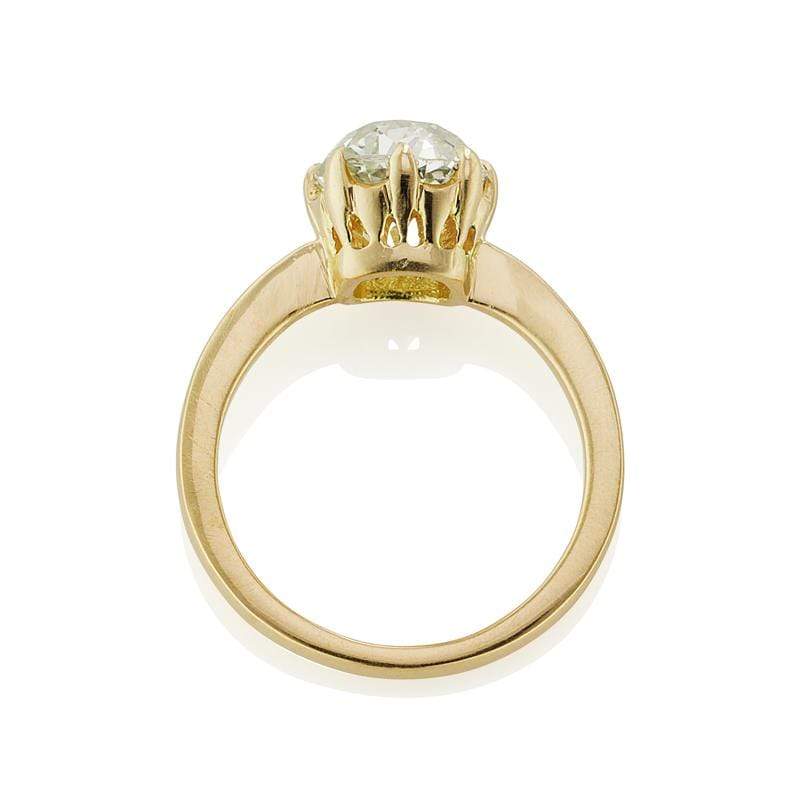 2.62ct old mine cut diamond