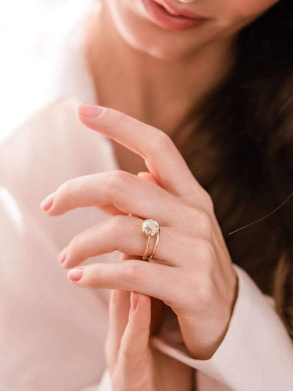 2.62ct old mine cut diamond