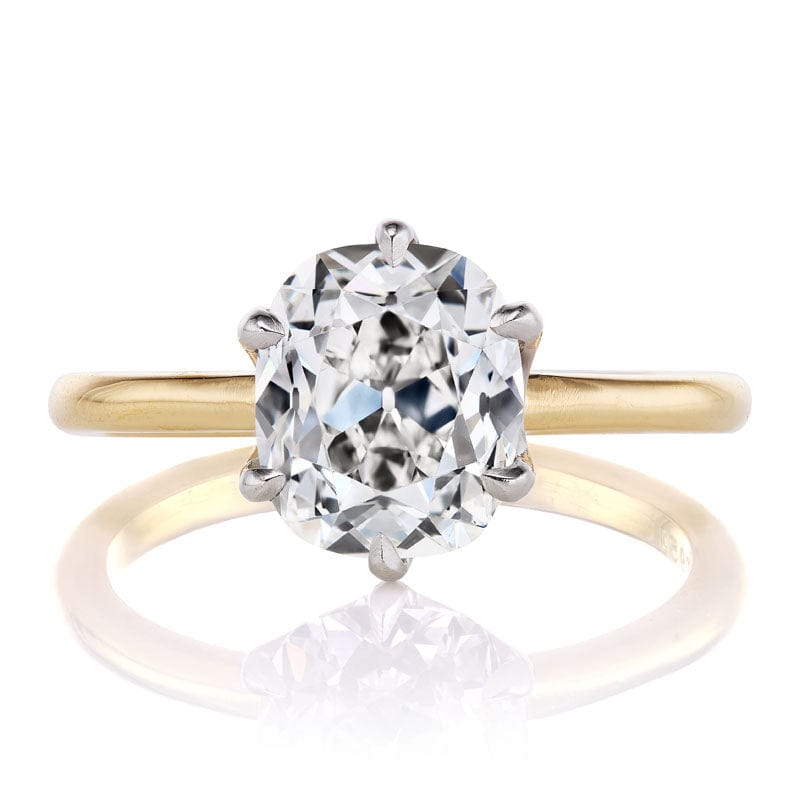 Cushion Cut Solitaire Engagement Ring