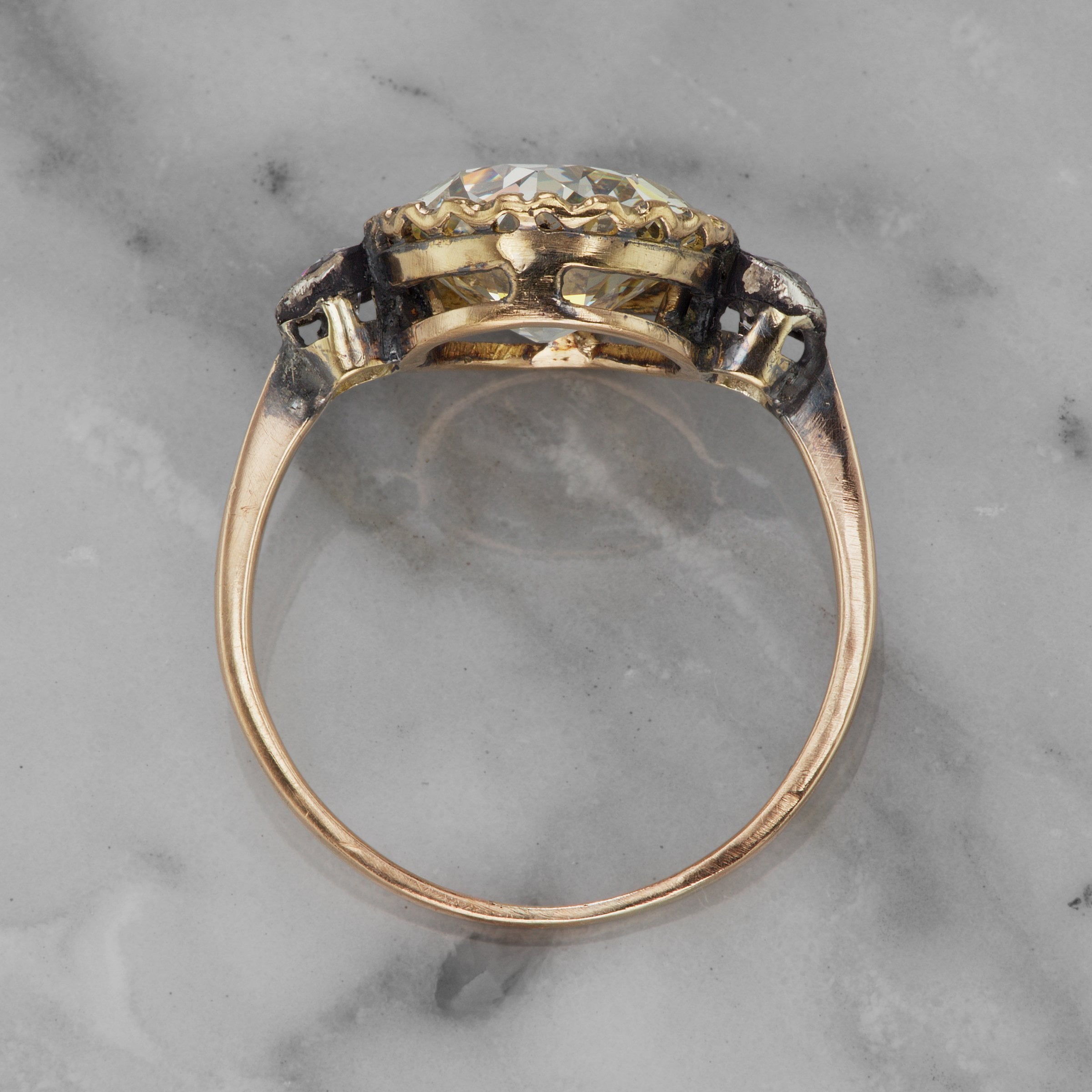 2.63ct old European cut diamond