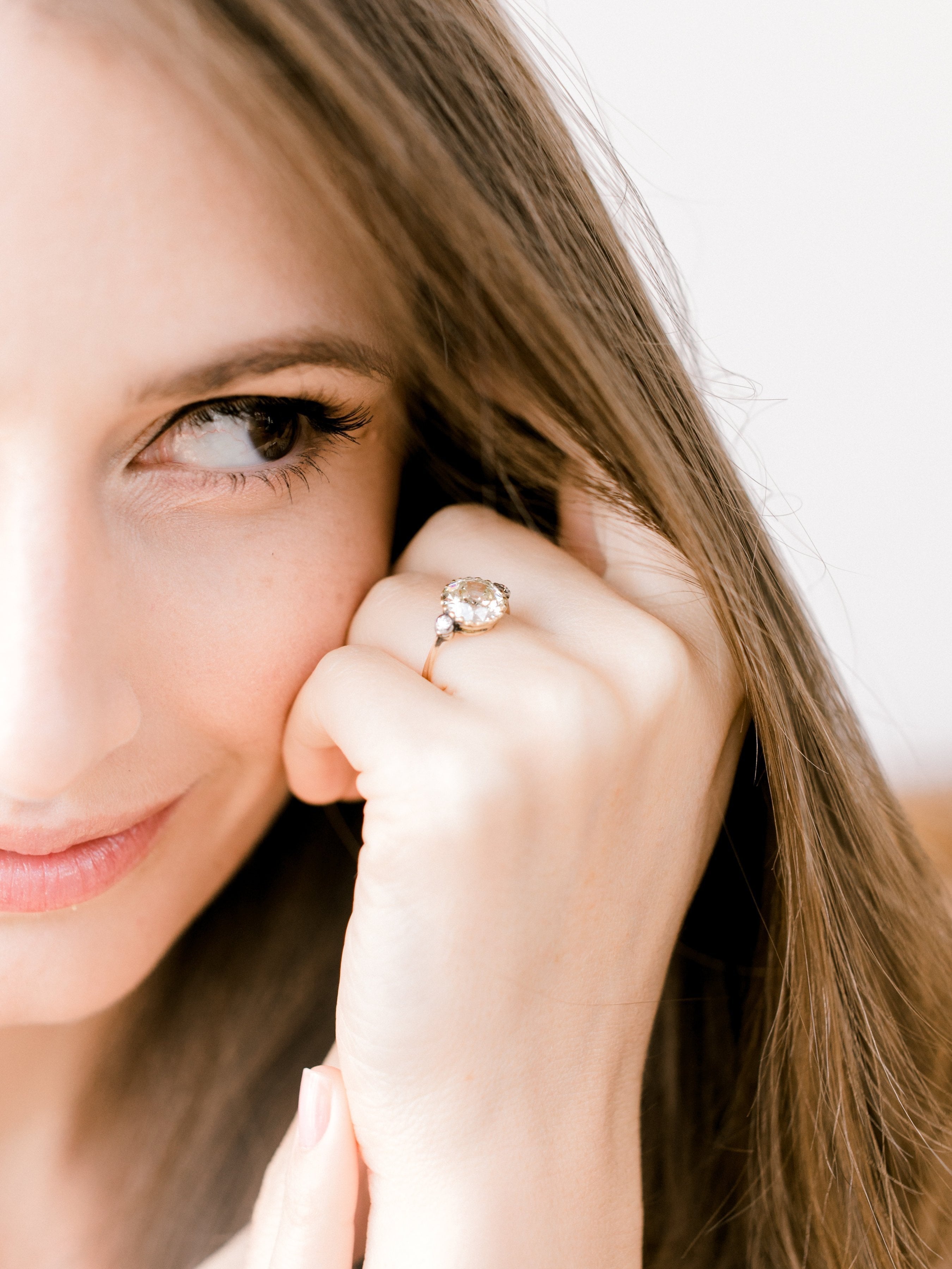 2.63ct old European cut diamond