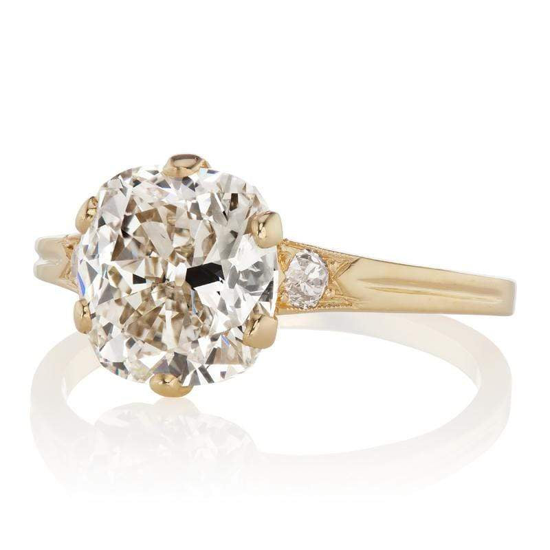 2.67ct old mine cut diamond Ring