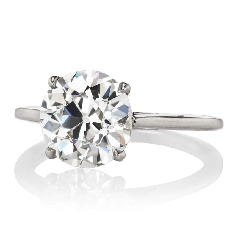 2.69ct Old European cut diamond Ring