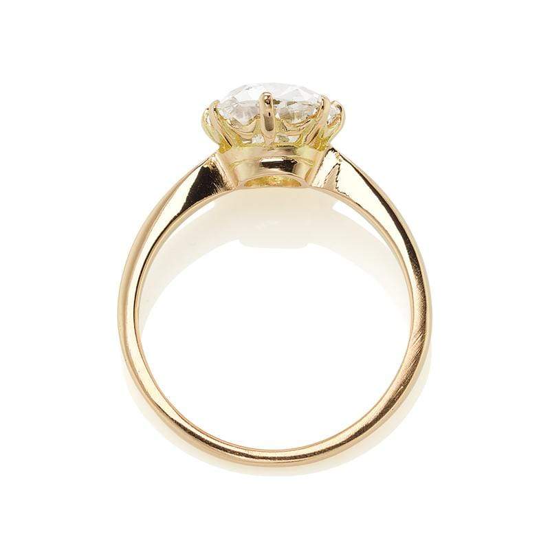 2.73ct old mine cut diamond Ring